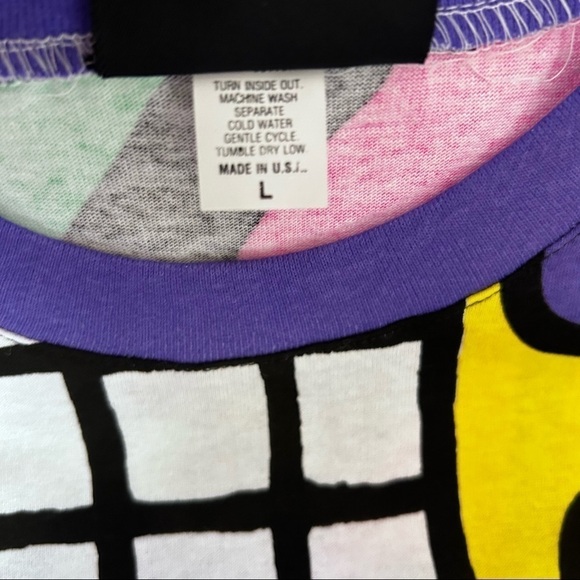 Vintage KOZMIK Original Design Boogie Tee Pullover Top Size Large Made in USA - Picture 6 of 7